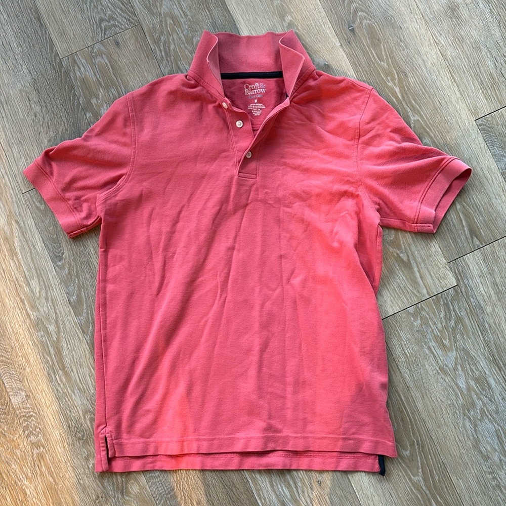 Medium Pink Croft & Barrow Polo / 4.99 SHIPPING